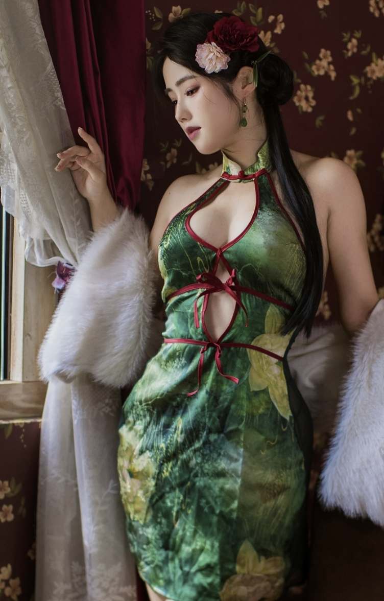 钛合金TiTi 绿色旗袍 [82P1V 1GB]